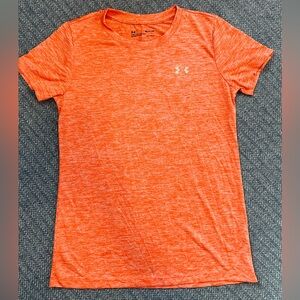 Under Armour Women’s Heathered Orange coral Tee